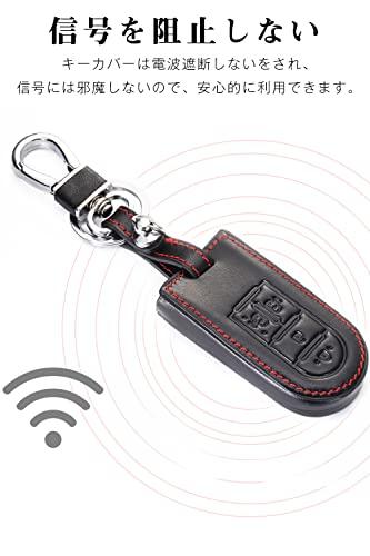 Key Case for Toyota Smart Key Case Key Cover Designed Specifically for Toyota DF4J Key Holder Compatible with TOYOTA Tanto/Tanto Custom/Wake/Move
