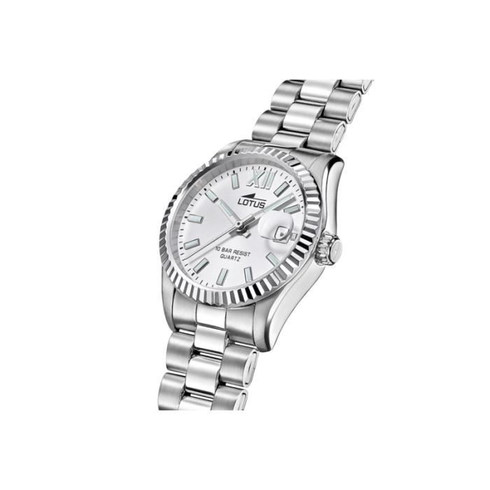 Montre - LOTUS - Freedom - Femme - Acier - Étanchéité 10 Atm - Cadran Argenté