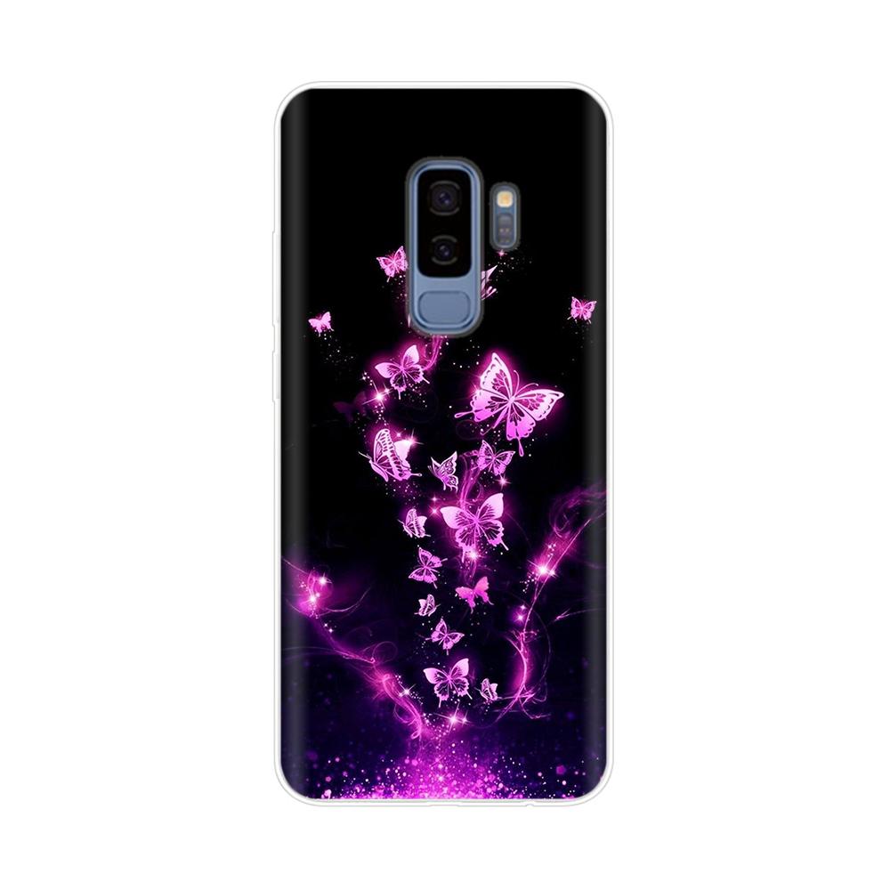 Ударопрочный чехол для Samsung Galaxy S9 Plus Чехол для телефона Животные Расписной Мягкий ТПУ Чехол для Samsung Galaxy S9 S9+ S 9 Fundas