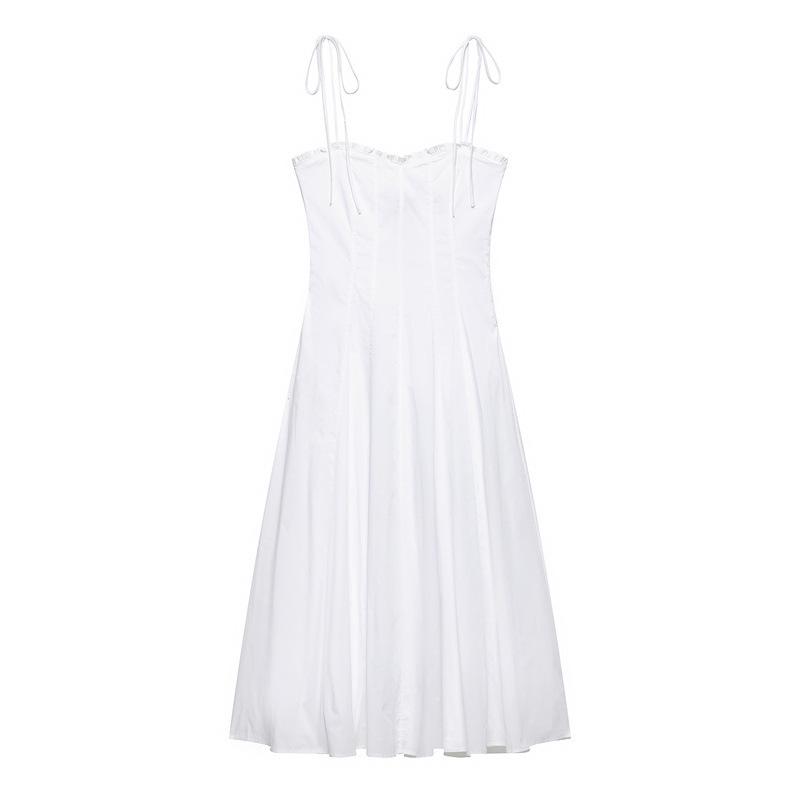 TAOP&ZA Elegant Summer Women's Poplin Midi Dress