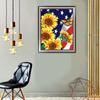 5D Diy Diamond Painting Sunflowers and Butterflies Cross Stitch Set Full Diamond Embroidery Mosaic Art Picture of Rhinestones Decor Gift