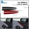 2 шт. Настоящее Мягкое Углеродное Волокно LHD RHD Для BMW i3 2013- Аксессуары Декоративная Панель Над Динамиком Двери Автомобиля Наклейка Интерьер