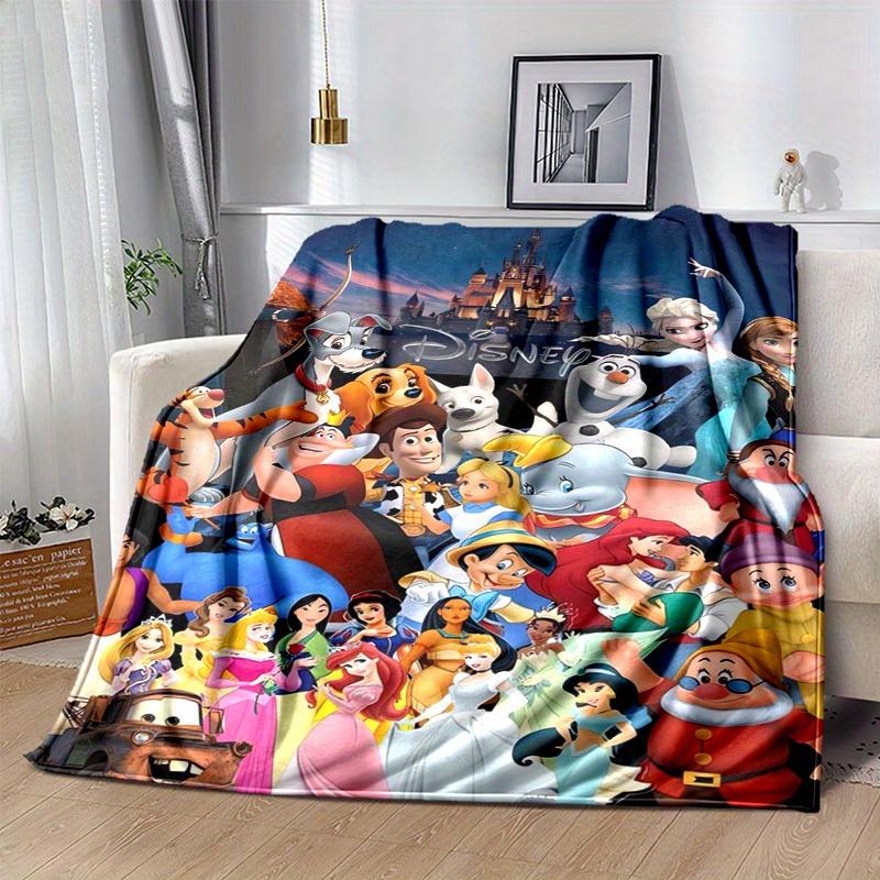 1 шт., Декор для дома с персонажами Диснея: Уютное одеяло для спальни, гостиной, путешествий, кемпинга, автомобиля
