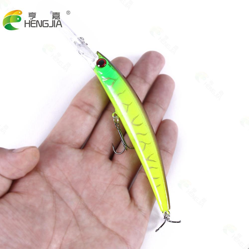 HENGJIA 1pcs 15cm 15g Deep Diving Jerkbait Artificial Hard Bait Fishing Wobblers Minnow Lure