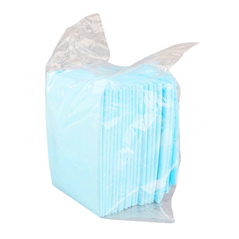 20pcs Strong Water Absorption Pet Pee Pads Five Layer Fabric Mini Pet Diapers  Elderly Pet Aids