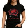 Chase Atlantic Fan T-Shirt Red Rose Design 100% Cotton Unisex S-4XL