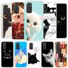 Чехол для телефона с рисунком милого котенка, мультяшный, для Xiaomi Redmi Note 15 14 13 12 11 10 Pro Plus 14S 12S 11S 11T 11E 10S, мягкий, Fundas Sh