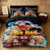 Dragon Ball Heroes Custom Name Pattern Bedding Quilt Set Quilt Cover Pillowcase Home Gift(1 * duvet cover + 2 * pillowcase, without core)