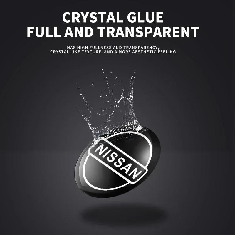 2025 Hot 2/5/10Pcs Car Door Keyhole Sticker Auto Lock Decoration Protection Decal For Nissan Nismo Micra Qashqai Altima Maxima S