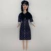 Poseable Adams Family Wednesday Addams Doll With Umbrella And Dotted Outfits 5 And 11 Joint Options