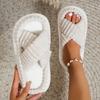 Slippers Women, Four Seasons Indoor Home Shoes, Soft Bottom Home Outside Slippers, Thick-soled Slippers, Cotton Slippers