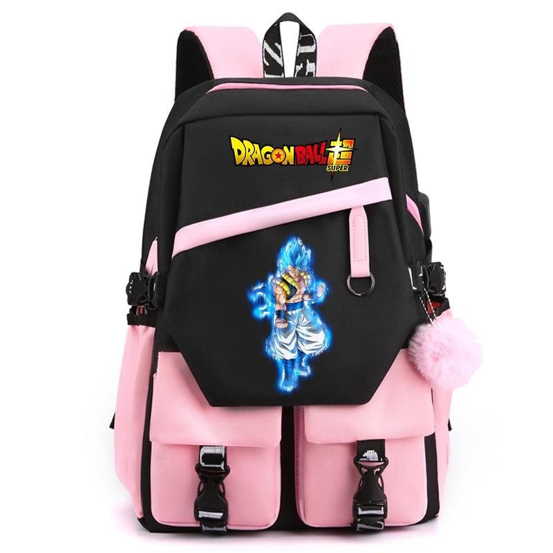 Аниме Dragon Ball унисекс рюкзак для девочек мальчиков студентов подростков детей ноутбук рюкзак для мужчин и женщин милый повседневный школьный рюкзак для детей подарок на день рождения игрушка