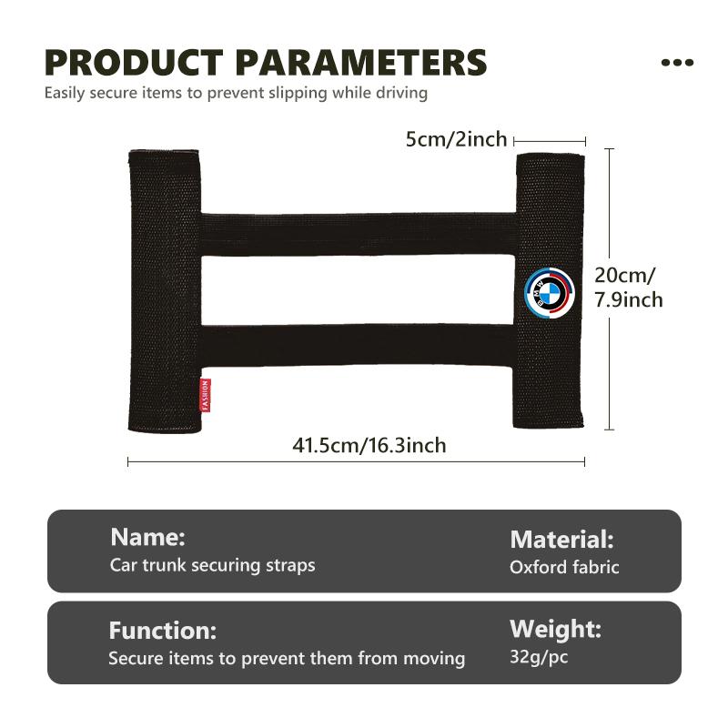 Car Trunk Organizer Fixing Belt Storage Bag Magic Securing Tapes For BMW E36 E39 E87 E60 E46 E53 E90 F10 F20 F25 F30 X3 X5 RDE3