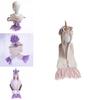 Cute Colorful Unicorn Hats For Kids Cozy Knitted Capes Handmade Scarves Winter Accessories