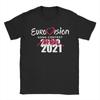 Eurovision Song Contest T-Shirt Men  Casual 100% Cotton Tee Shirt Round Collar Short Sleeve T Shirt Printed Clothing