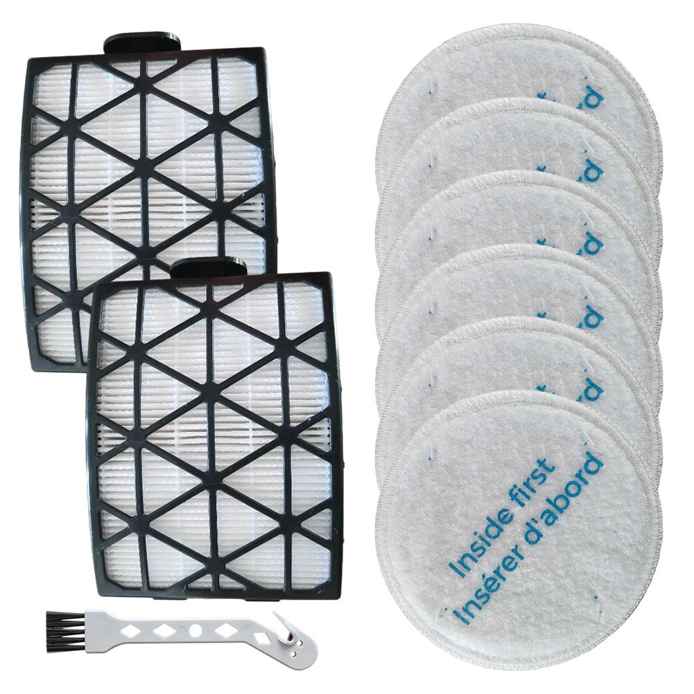 1 Набор Hepa Фильтр Очищающая Щетка Замена Для Вертикального Пылесоса Eureka NEU652 / NEU651PL Детали Аксессуары Бытовые