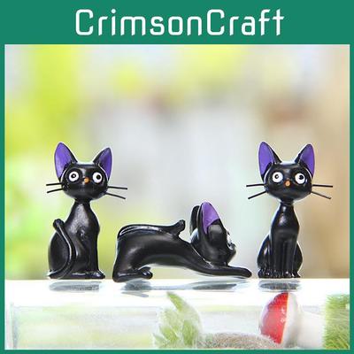 Сервис Kiki Delivery Jiji Мультяшный Черный Кот Модель Для Декора Ландшафта
