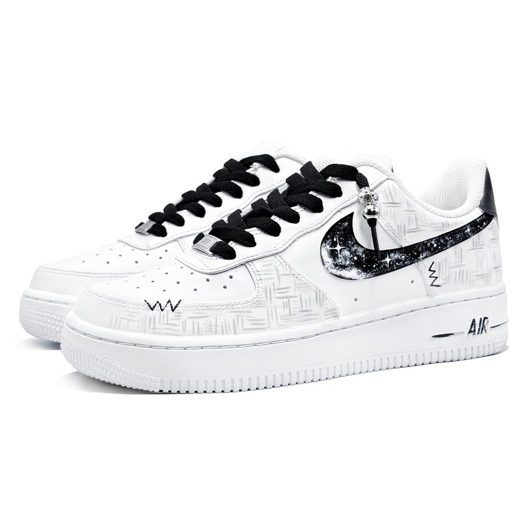 Nike Air Force 1 Галактика Маленький Аромат, Первая Культура CH Износостойкие Нескользящие Низкие Скейтбордические Кроссовки CW2288-111(КомандаДва-)