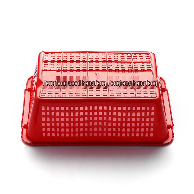 Rectangular Plastic Washing and Draining Basket Set
