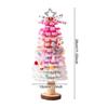 DIY Christmas Tree Kit with Light String Festive Desktop Decoration Warm Christmas Atmosphere Light New Year Gift