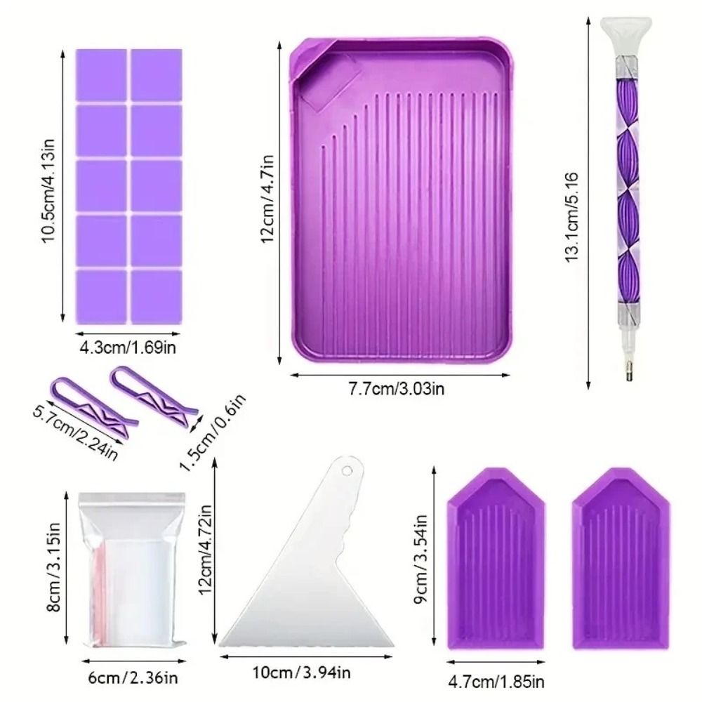 5D DIY  Painting Tools Set Art Tool Mosaic Glue Pen Kit Drill Plate Tool Set  Bedroom