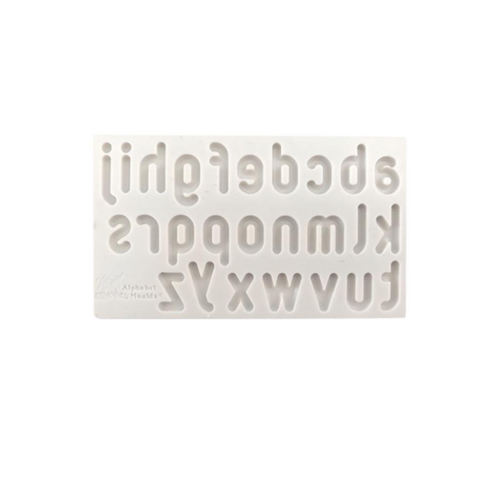 Силиконовая форма с алфавитом и цифрами, форма для украшения торта из мастики, инструмент для пасты из сахарной резинки, 3D форма для шоколада