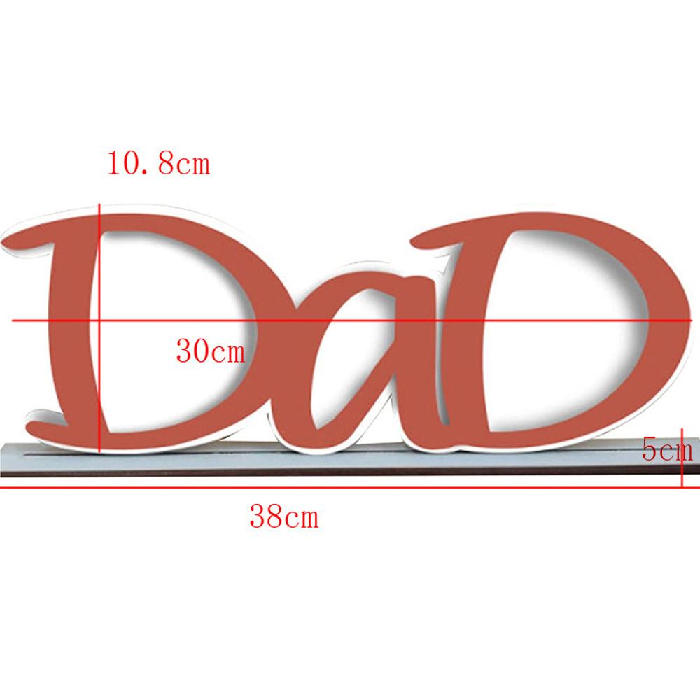 Рамка для фотографий Украшение ко Дню отца Подарочная фоторамка Форма папы / папы для украшения стола