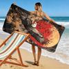 Eagle Print Beach Towel, Large Soft Quick Dry Towel for Beach Camping Swimming