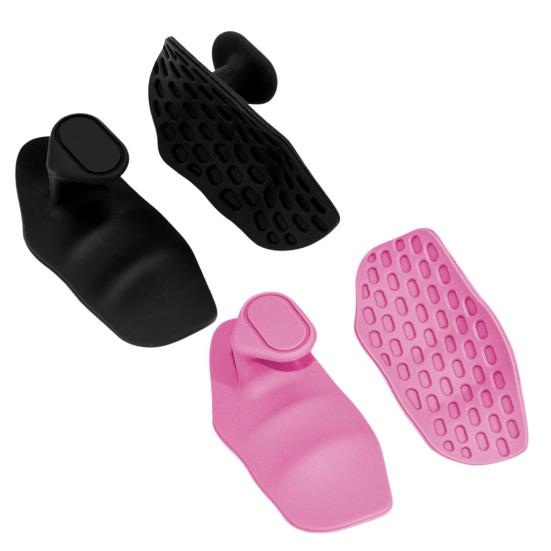 1/2 пары противоскользящих захватов для поднятия тяжестей для мужчин и женщин, захваты для тренировок в спортзале, защита ладоней, гантелей, подтягиваний, тренировочные перчатки без пальцев