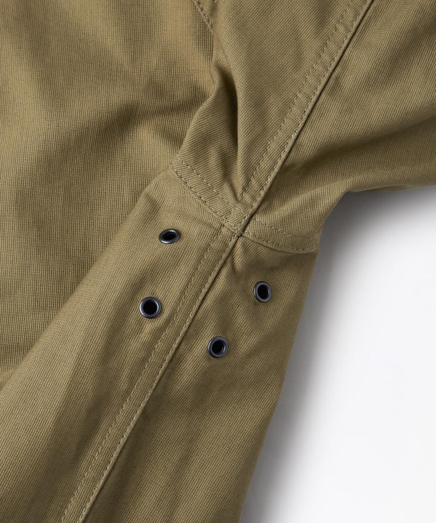 ВЫДАЮЩАЯСЯ Палубная куртка с капюшоном из ткани Jungle Cloth_Хаки