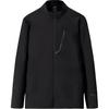 Plain Zip-Up Stand Collar Comfortable Breathable Versatile Sports Jacket Men Jackets Black 152447725N-2