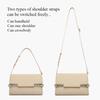 PU Premium Luxury Women's Shoulder Bag Spring New Fashion Rivet Accessories Female Sling Bag Simple Solid Color Lady Crossbody Bag for Party Daily Use