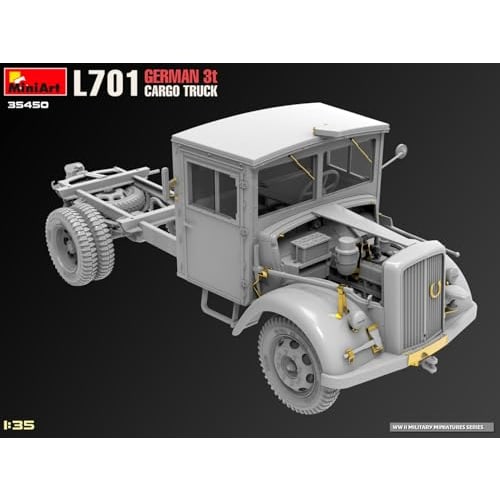 Miniart 1/35 L701 German 3-Ton Cargo Truck Plastic Model MA35450