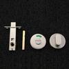 Bathroom Indicator Lock Commercial Keyless Door Lock Universal Barn Door Bolt Stainless Steel WC Toilet Door Lockset Knob