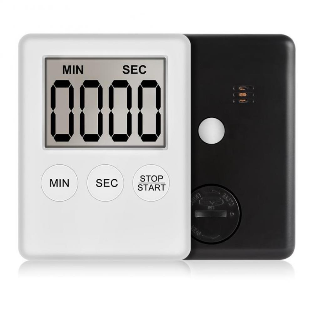 JJYY Super Mini LCD Digital Display Kitchen Timer Square Kitchen Countdown Alarm Magnet Clock Sleep Stopwatch Clock Timer3