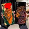 Крутой чехол с тигром и леопардом для Motorola Moto G52 G71 G22 Edge40 G51 G73 Edge 20 Pro 30 Lite G60s G32 G50 G53 G30