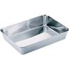 TRUSCO Stainless Steel Deep Square Tray, 8-Piece Capacity, T-QB-5