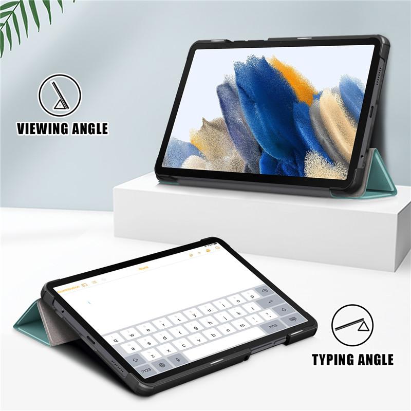 Кожаный чехол для Samsung Tab A9 8,7 дюйма 2023, тройной защитный кожаный чехол для планшета Galaxy Tab A9 Plus, чехол