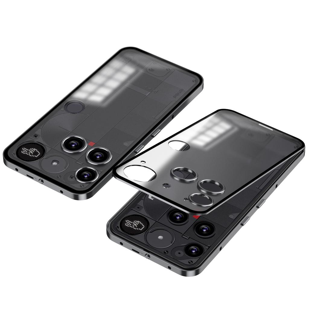 Ни за что Телефон (3) 5G Матовый Чехол Алюминиевый сплав+ПК Чехол для телефона Всплывающая защелка