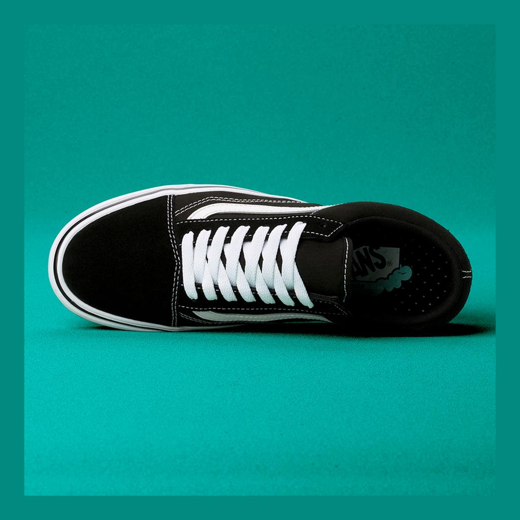 Vans ComfyCush Old Skool - Классический черный/Истинный белый [VN0A3WMAVNE] [Отправлено из Кореи] 100% Оригинал