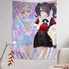 Anime Style Kawaii Girls Wall Tapestry Unique Dorm Room Decor Wall Hanging Banners Aesthetic Home Decoration Accessory Poster