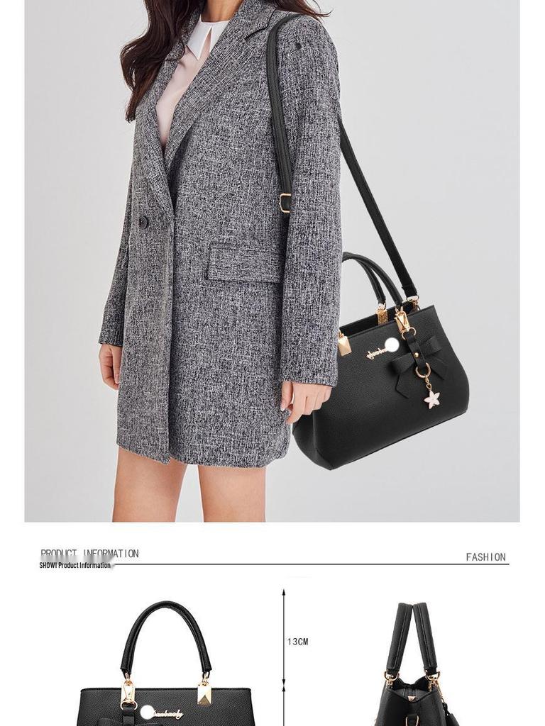 2025 Korean-Style Trendy Women's Bow Bag: Handbag, Shoulder & Crossbody Clutch for Autumn/Winter