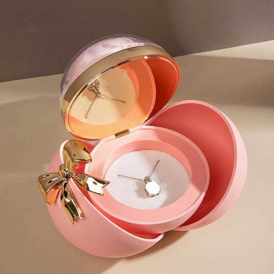 Консервированная цветочная шкатулка для кольца, бархатная подарочная коробка для ювелирных изделий, магнитная застежка, кольцо, ожерелье, кулон, футляр для предложения руки и сердца на День святого Валентина