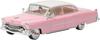 GREENLIGHT Cadillac Масштабная литая модель автомобиля 1/43, CADILLAC FLEETWOOD SERIES 60, 1955 (розовый) [Параллельный импорт]