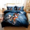Three-Piece Home Textile Quilt Cover Four-Piece Set, Sports Motorcycle Locomotive Digital Printing Bedding Quilt Cover