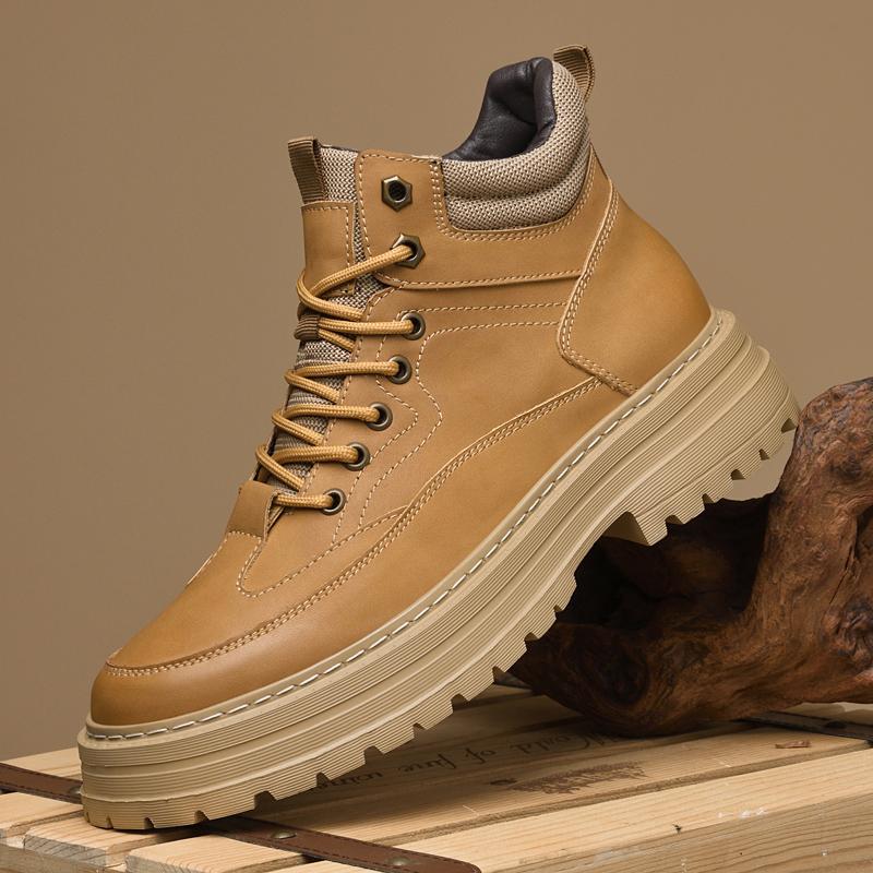 Роскошные брендовые мужские короткие ботинки на шнуровке, мужские офисные ботинки, мужские высокие зимние ботинки в стиле ретро для занятий спортом на открытом воздухе