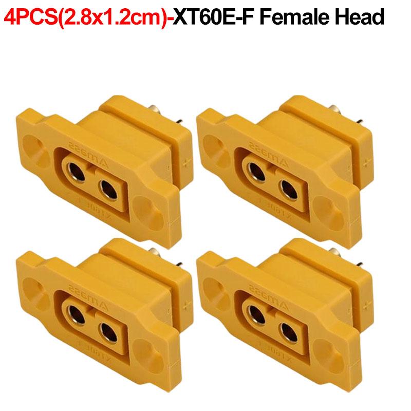 XT60E Plugs Male Female Connectors Copper Bullet Wire Connectors Welding Terminal Power Plugs for RC Lipo Battery Charge Adapter