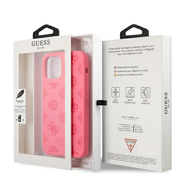 Guess Guhcp12Llspefu Iphone 12 Pro Max6,7 Fuksja/Fuchsia Hard Case Peony Collection