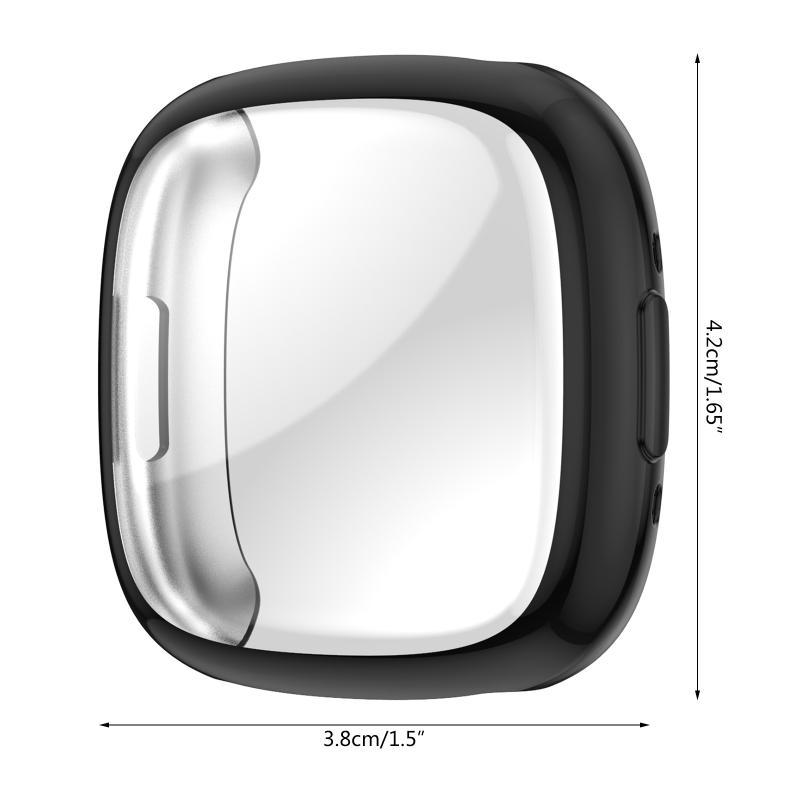 Shockproof Soft Case for FitbitVersa 4 Protector Bumper for Shell Full Protective Cover Ultra-Thin Scratch Resistant
