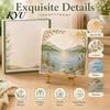 Religious Gift for Women DIY Psalms Sea Glass Mosaic Art Kit, Christian Craft Kit with Unique Birthday Gifts Her Inspirational Bible Verse Design,